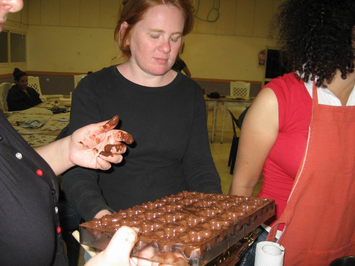 סדנאת שוקולד של מוטי (מוטקייקס) בטל-אל 28.4.08